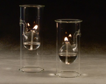 Small Column Oil Lamps