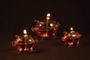 Pig and Piglet Oil Lamps
