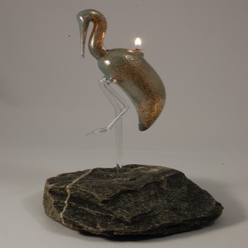 Heron Oil Lamp
