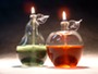 Apple & Pear Oil Lamps.