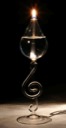 Music Note Oil Lamp.